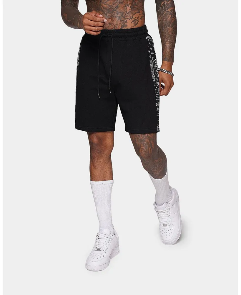 Cookman Black Paisley Shorts