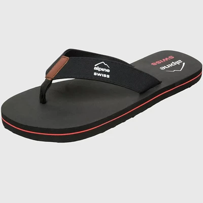 Alpine Swiss Mens Flip Flops Beach Sandals Eva Sole Lightweight Comfort Thongs