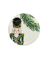 Vietri Nutcrackers Dinnerware Salad Plates, Set of 4