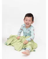 Bellabu Bear Toddler| Child Unisex Airplanes Set of 2 Piece Pajamas