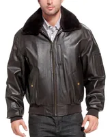 Landing Leathers Men B-15 Leather Flight Bomber Jacket