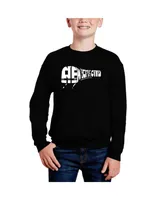 Ny Subway - Big Boy's Word Art Crewneck Sweatshirt