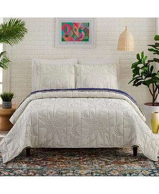 Justina Blakeney Sun Moon Cotton -Pc Quilt Set