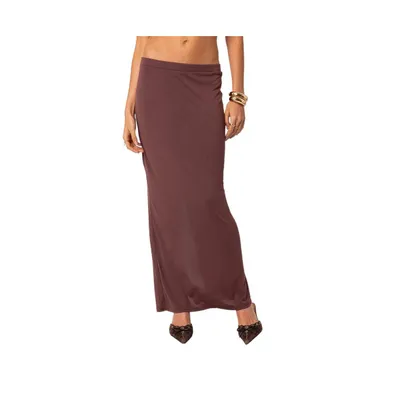 Women's Kenzie slitted maxi skirt
