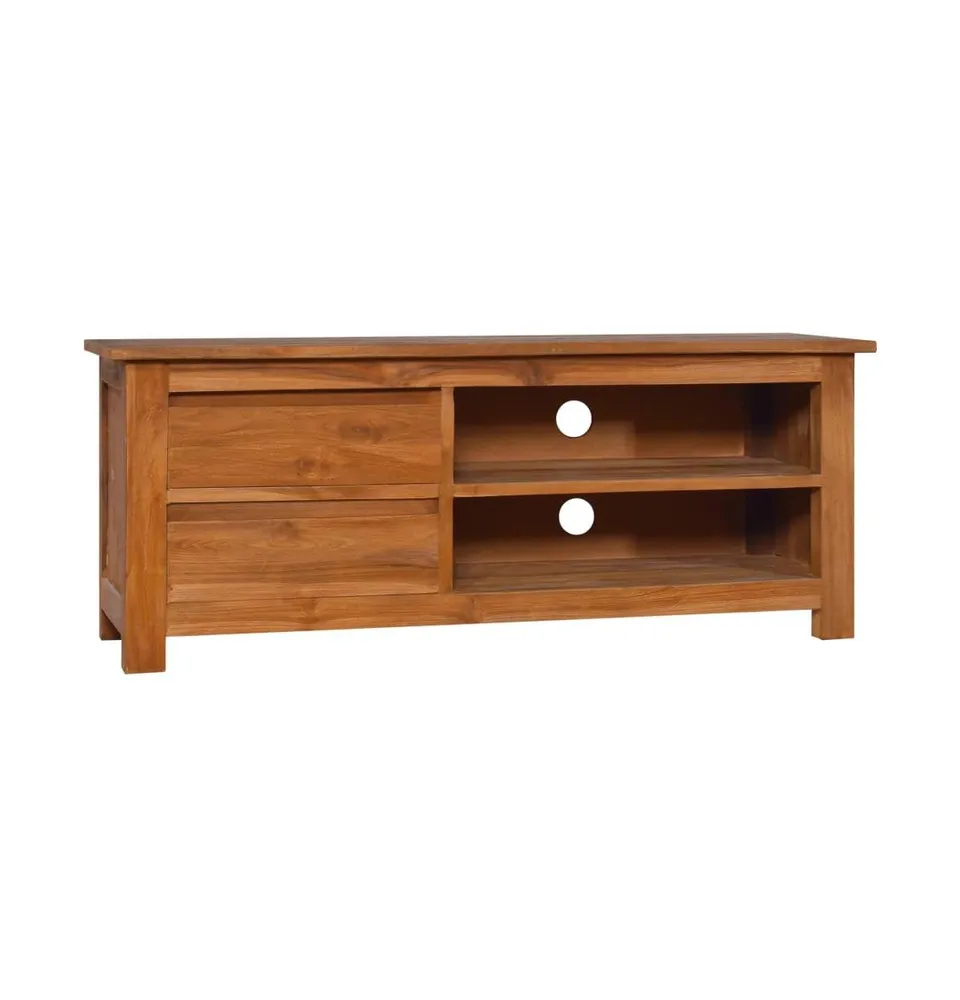 Tv Stand 39.4"x11.8"x15.7" Solid Wood Teak