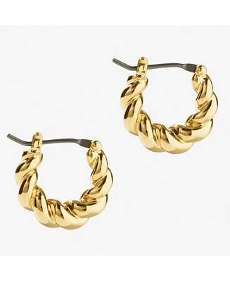 Twisted Hoop Earrings - Paris Small