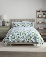 Waverly Treillage Trellis Printed 3-Pc. Bedspread Set