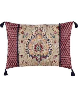 Waverly Castleford Damask Decorative Pillow, 14" x 20"