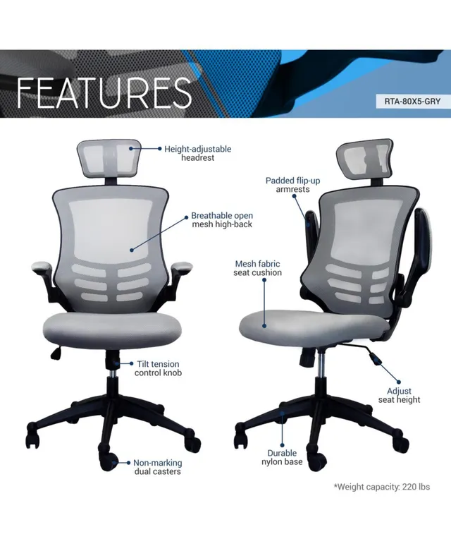 Simplie Fun Modern High-Back Mesh Executive Office Chair with