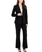 T Tahari Women's Notch-Lapel One-Button Blazer