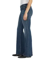 Silver Jeans Co. Women's Most Wanted Mid-Rise Flare Jeans