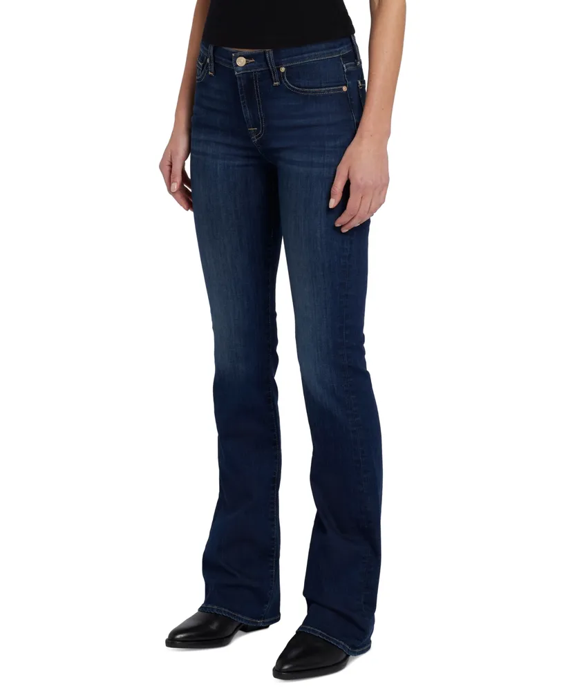 7 For All Mankind Women's Mid-Rise Bootcut Jeans