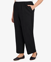 Alfred Dunner Plus Classic Pull-On Straight-Leg Short Length Pants