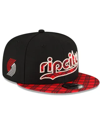 Men's New Era Black Portland Trail Blazers 2023/24 City Edition 9FIFTY Snapback Adjustable Hat