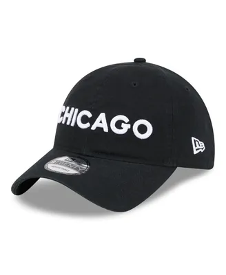 Men's New Era Black Chicago Bulls 2023/24 City Edition 9TWENTY Adjustable Hat