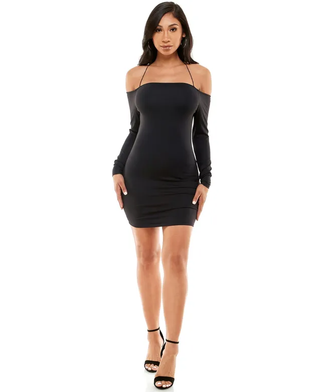 Babe Supply Off-The-Shoulder Mini Dress