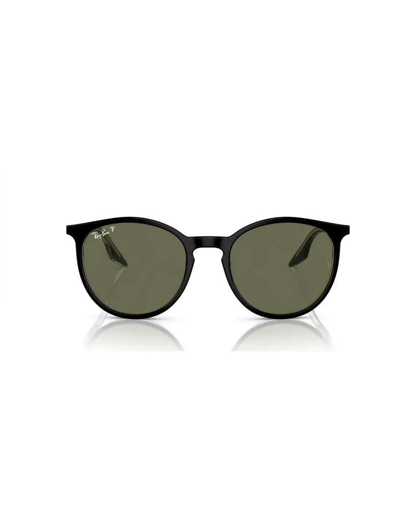 Ray-Ban Unisex RB2204 Polarized Low Bridge Fit Sunglasses, Polar RB2204F