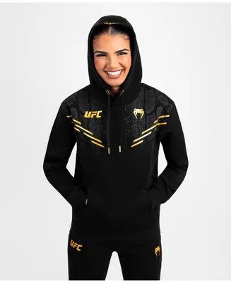 Venum Ufc Women's Authentic Adrenaline Fight Night Replica Hoodie - Black/gold