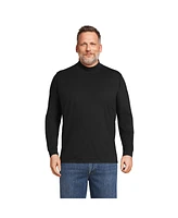 Lands' End Big & Tall Super-t Mock Turtleneck