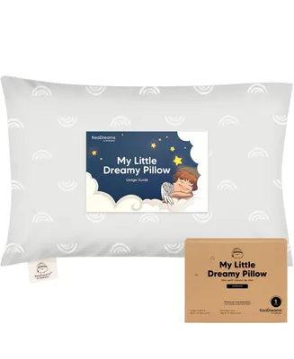 1pk Toddler Pillow, Soft Organic Cotton Toddler Pillows for Sleeping, 13X18 Kids Pillow