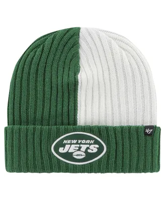 Men's '47 Brand Green New York Jets Fracture Cuffed Knit Hat
