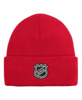 Youth Boys and Girls Washington Capitals Red Essential Cuffed Knit Hat