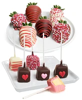 Chocolate Covered Company Love Belgian Chocolate Covered Strawberries and Cheesecake Pops