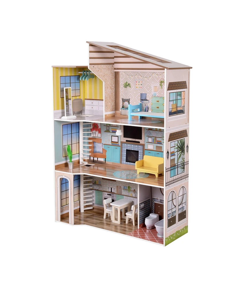 Olivia's Little World Dreamland Mediterranean Doll House - Multi-color - Assorted Pre