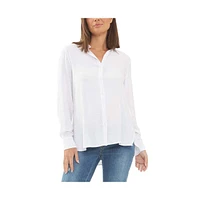Ripe Maternity Clara Relaxed Button Up Shirt White