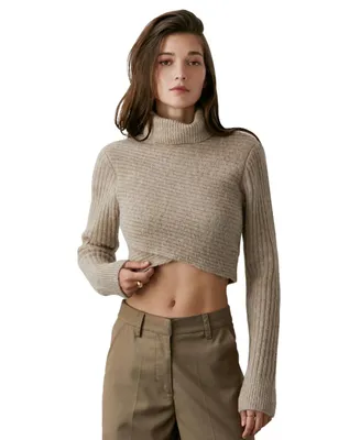 Women's Emery Criss-Cross Crop Sweater