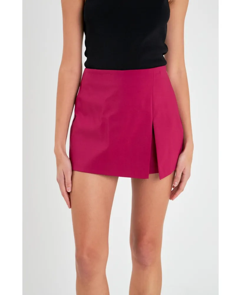 Women's Slit Detail Skort