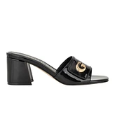 Guess Women's Gallai Slip-On Open Toe Block Heeled Sandals