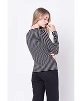 Women's Stripe Knit Sweater