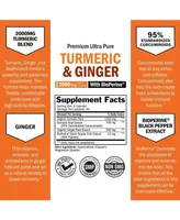 Turmeric & Ginger Supplement 2000mg, 160 ct