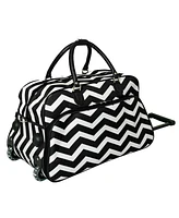 World Traveler 21-Inch Carry-On Rolling Duffel Bag 