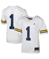 Jordan Big Boys #1 Michigan Wolverines Team Replica Football Jersey