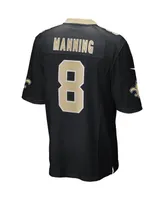 Men's Nike Archie Manning Black New Orleans Saints Game Retired Player Jersey