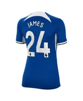 Women's Nike Reece James Blue Chelsea 2023/24 Home Stadium Replica Jersey