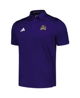 Men's adidas Purple Ecu Pirates Classic Aeroready Polo Shirt