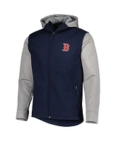 Men's Dunbrooke Navy, Heather Gray Boston Red Sox Alpha Full-Zip Jacket