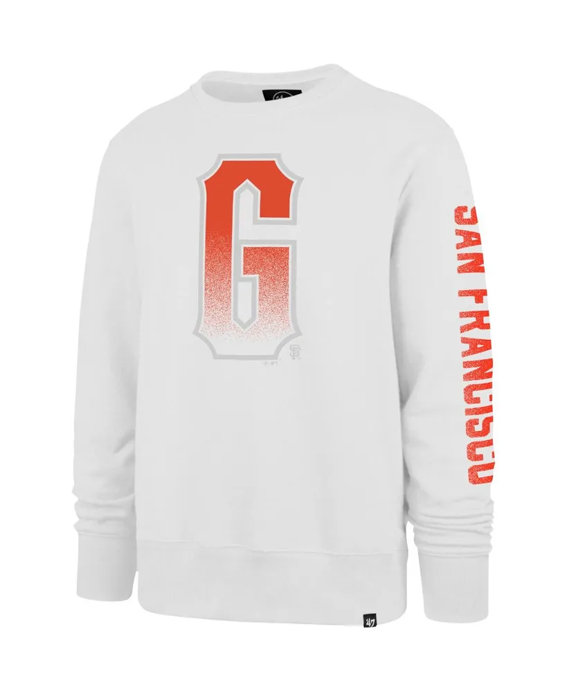 Men's '47 Brand White San Francisco Giants City Connect Legend Headline Pullover Sweatshirt