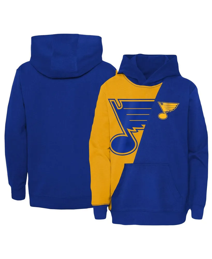 Big Boys Gold, Blue St. Louis Blues Unrivaled Pullover Hoodie