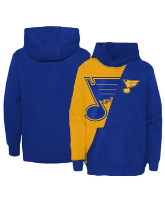 Big Boys Gold, Blue St. Louis Blues Unrivaled Pullover Hoodie