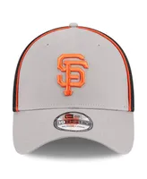 Men's New Era Gray San Francisco Giants Pipe 39THIRTY Flex Hat