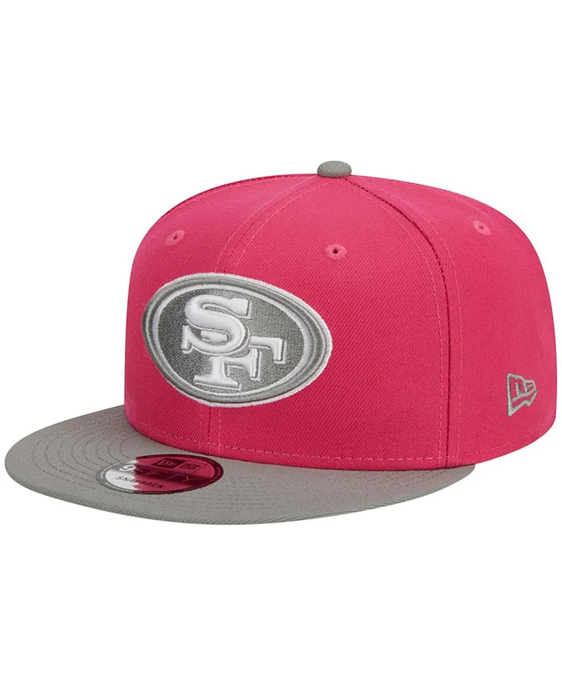 Men's New Era Pink, Gray San Francisco 49ers 2-Tone Color Pack 9FIFTY Snapback Hat