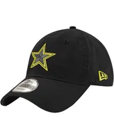 Men's New Era Black Dallas Cowboys Volt 9TWENTY Adjustable Hat