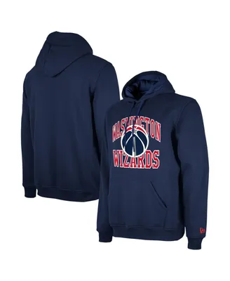 Men's and Women's New Era Navy Washington Wizards 2023/24 Season Tip-Off Edition Pullover Hoodie