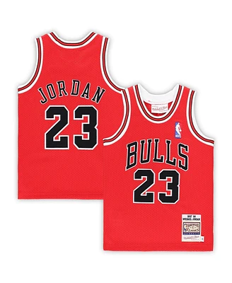 Toddler Boys and Girls Mitchell & Ness Michael Jordan Chicago Bulls 1997/98 Hardwood Classics Authentic Jersey