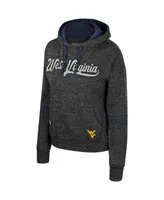 Women's Colosseum Charcoal West Virginia Mountaineers Catherine Speckle Pullover Hoodie