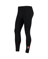 Women's ZooZatz Black Nc State Wolfpack Fleece Leggings